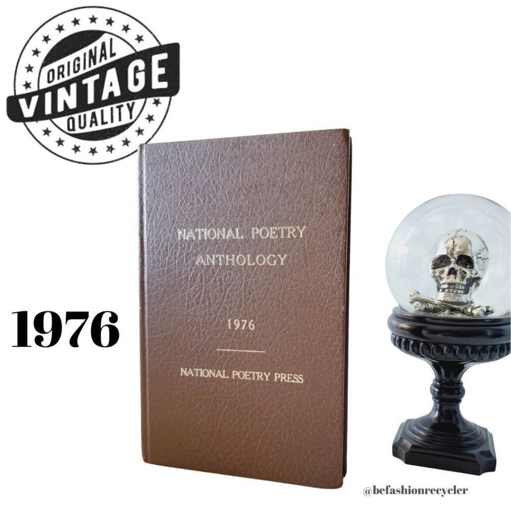 Vintage 1976 National Poetry Anthology Hardcover National Poetry Press GUC